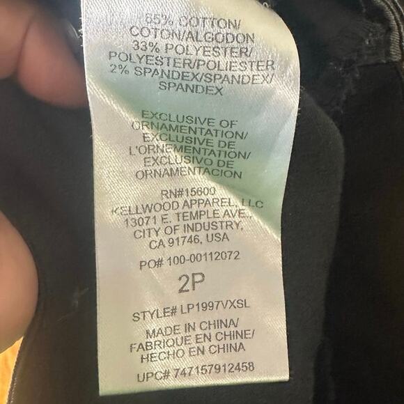 Wit & Wisdom Black High-Rise Skinny Jeans/Jeggings – Size 2P - Picture 9 of 9